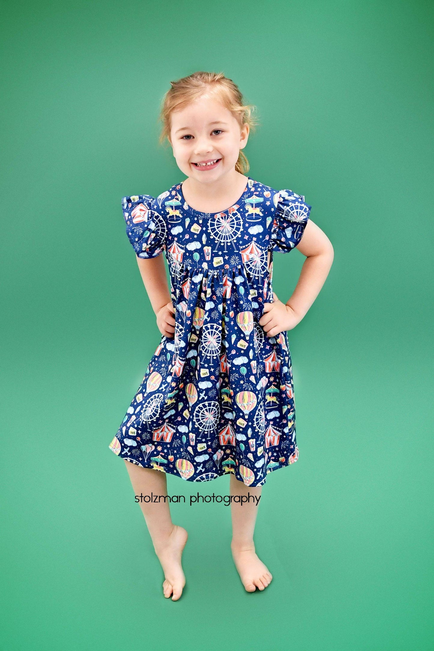 Summer Festival Milk Silk Flutter Dress