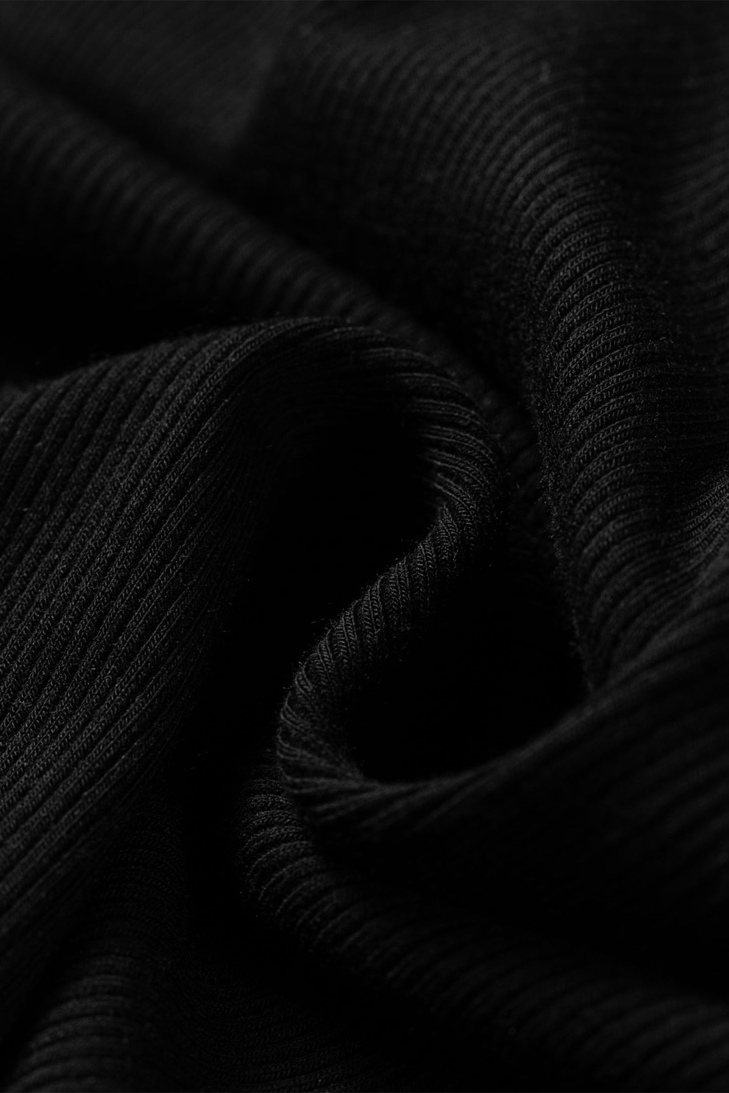 Solid Ribbed Knit Padded Tank Top