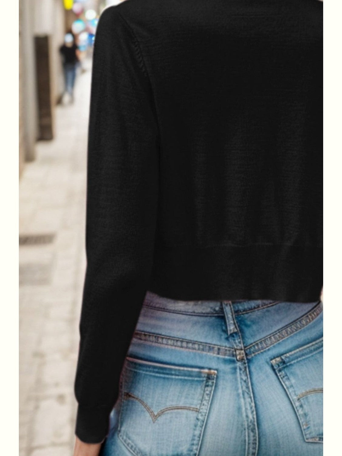 Women Button Up Long Sleeve Cardigan