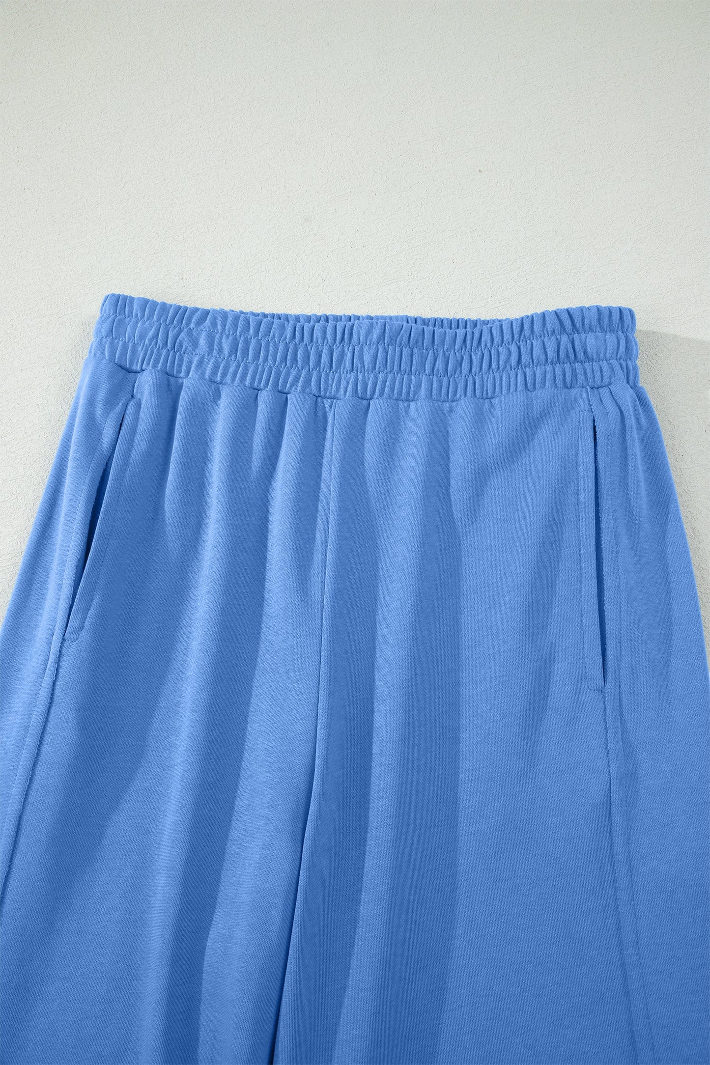 Solid Oversize Tee & Wide Leg Pants Set