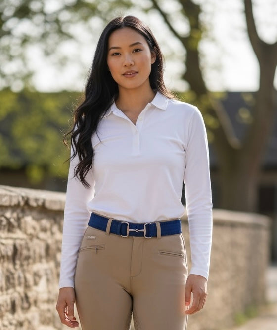 Elastic Ruffle Snaffle Belt