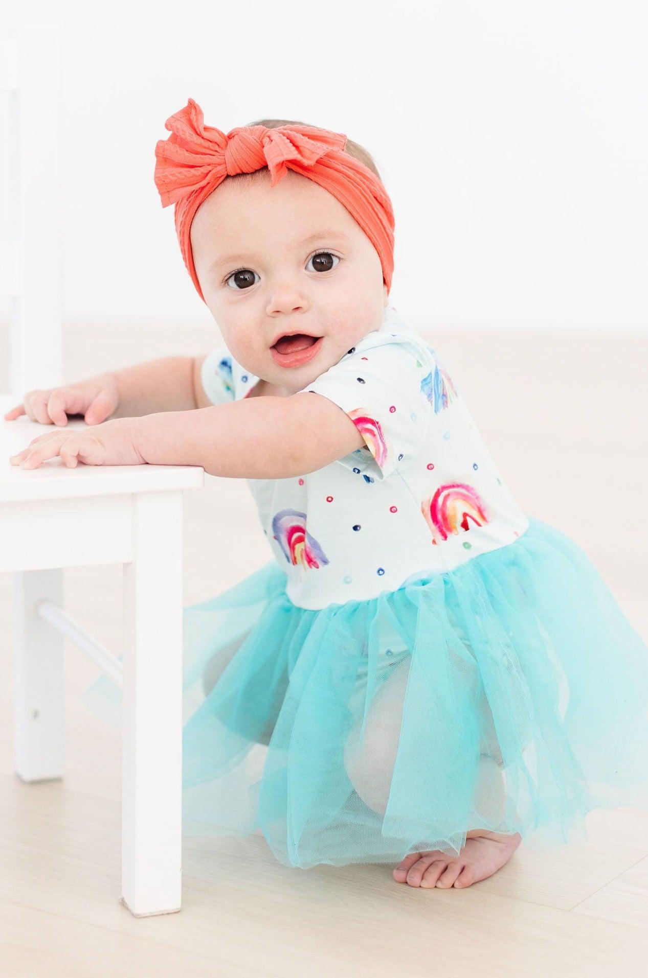 SALE Rainbow Grooves Tutu Bodysuit