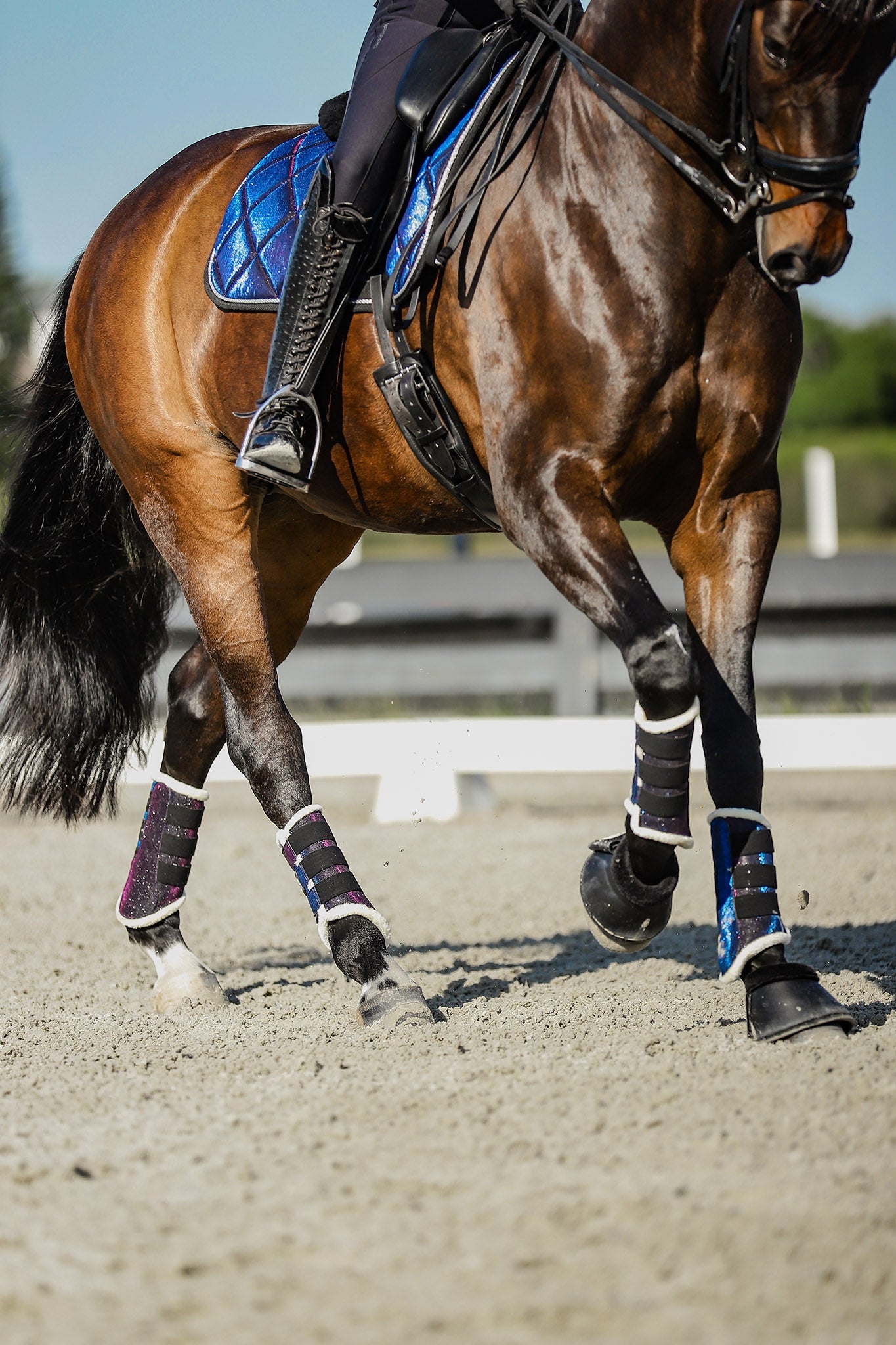 Ultraviolet Brushing Boots