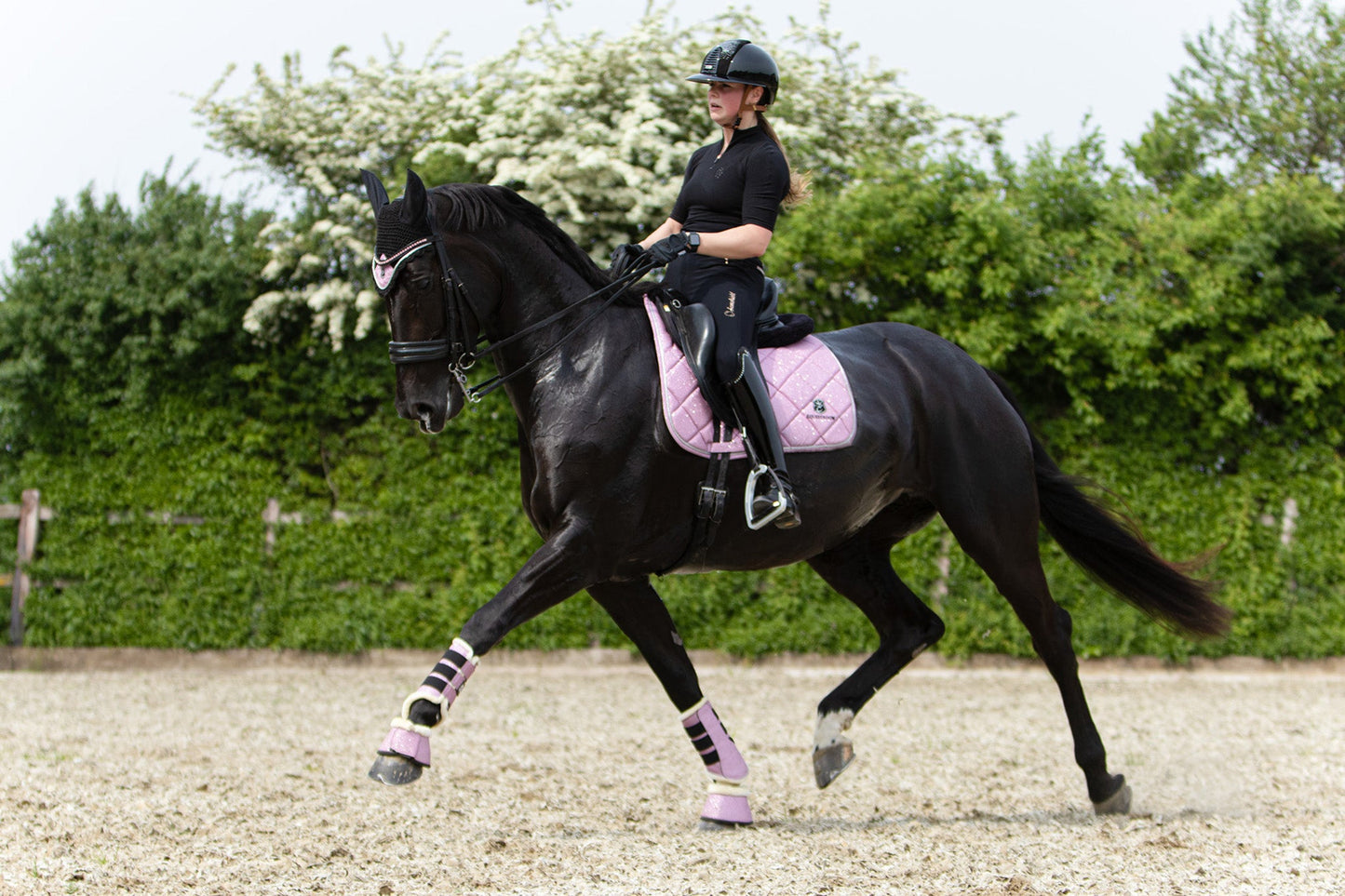 Pink Mist Saddle Pad