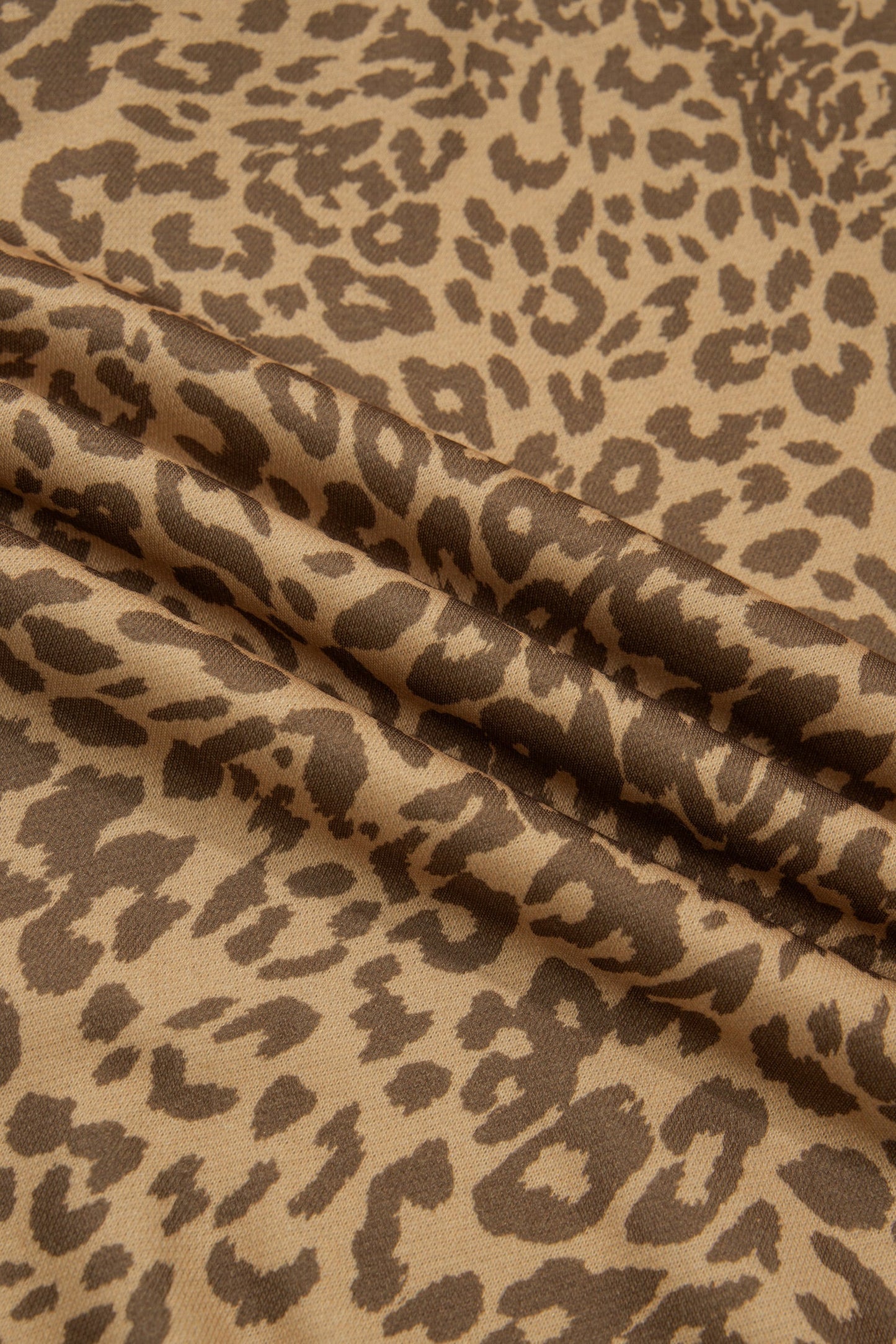 Plus Size Leopard Star Patch Jogger Pants