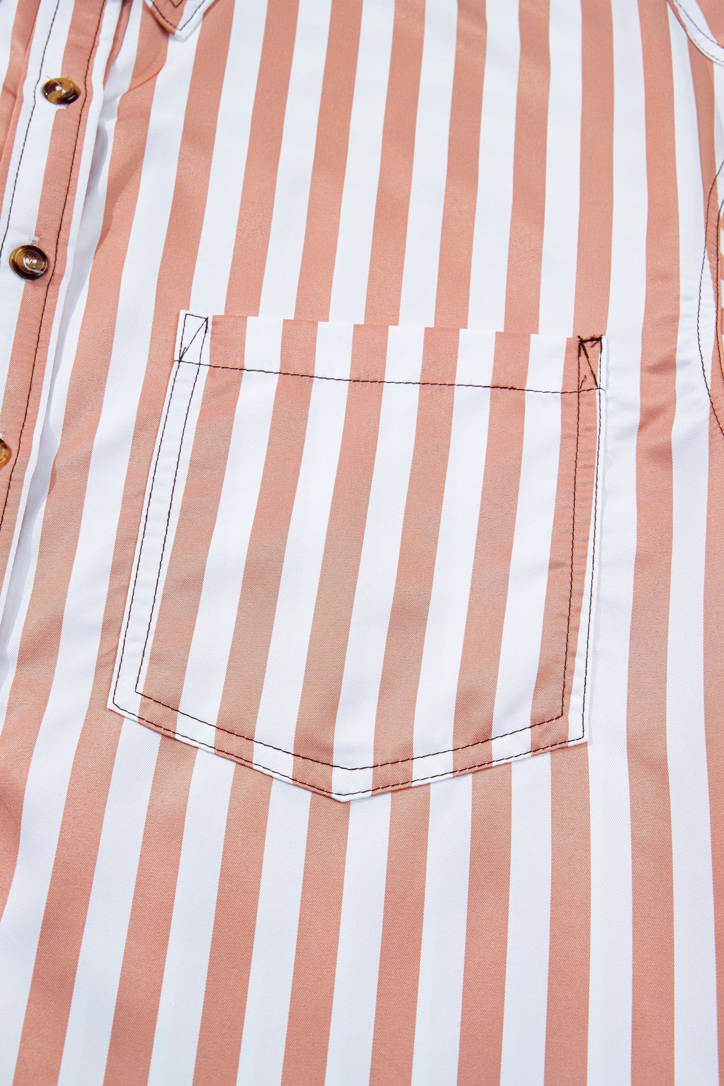 Western Stripe Button Down Long Sleeve Shirt