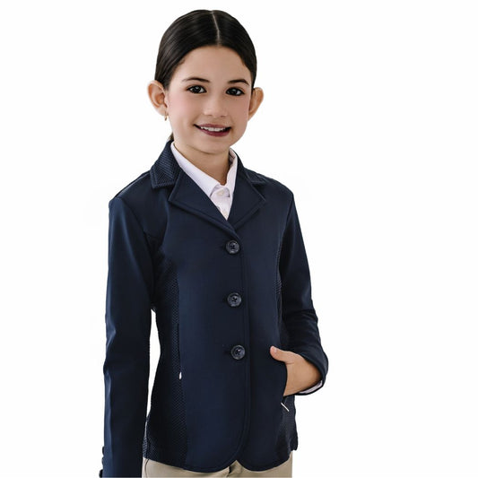 Kids' Mesh Hybrid Show Coat - Navy