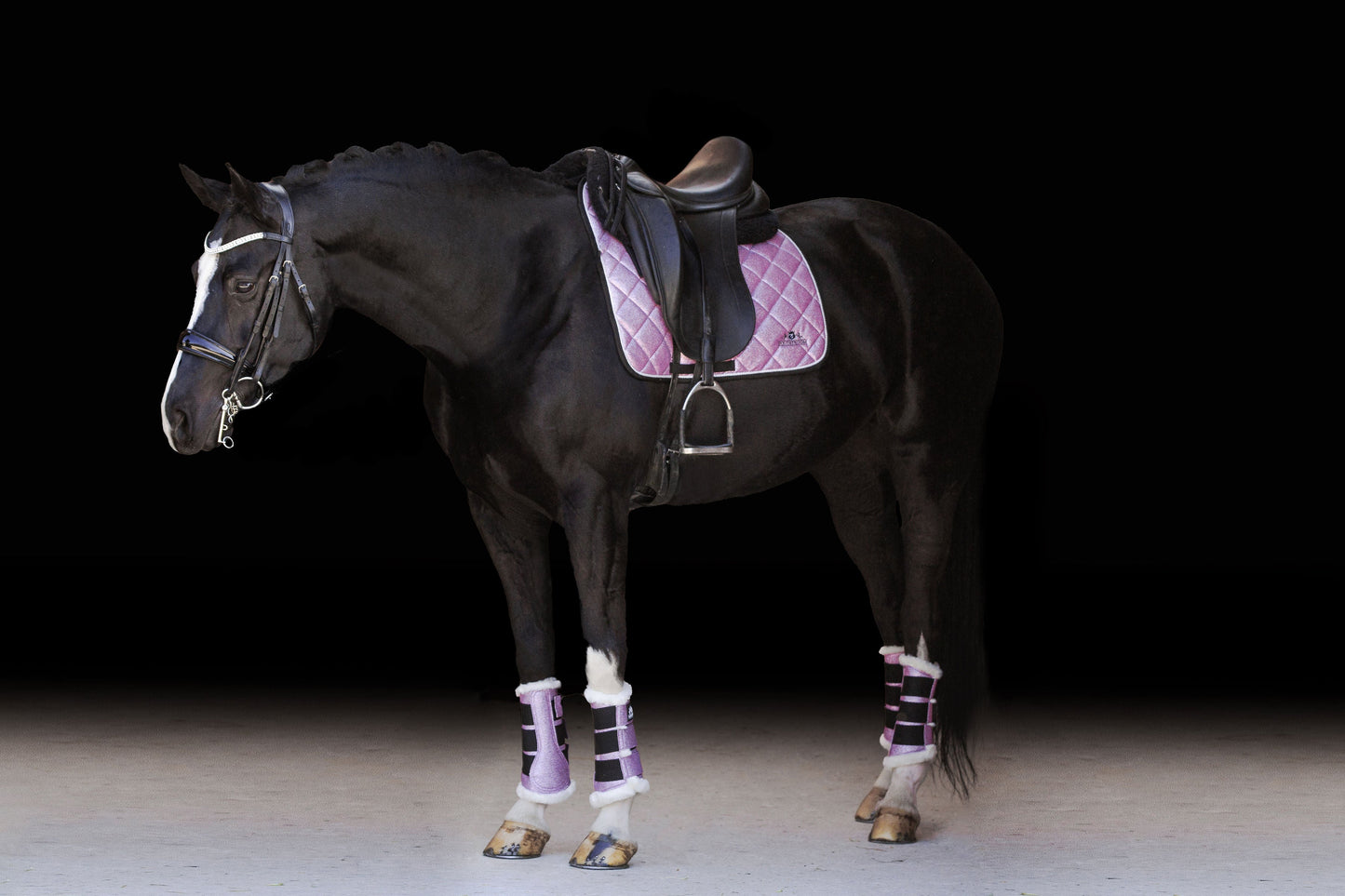 Lavender Saddle Pad Set