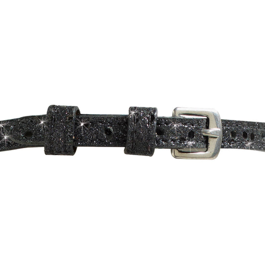 Patterned Leather Spur Straps