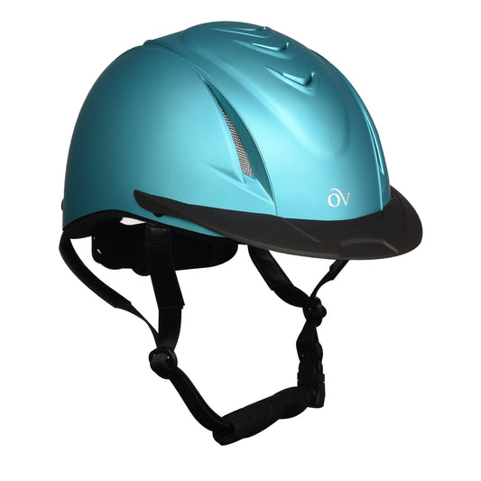 Metallic Deluxe Schooler Helmet- Teal