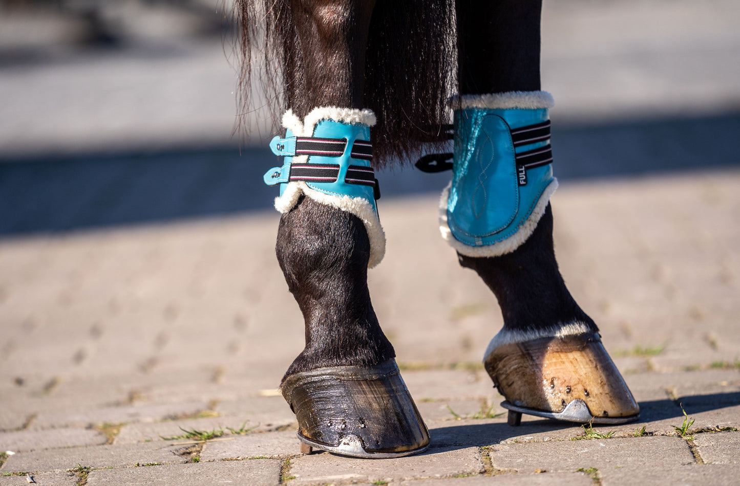 Alice Blue Open Front Boots