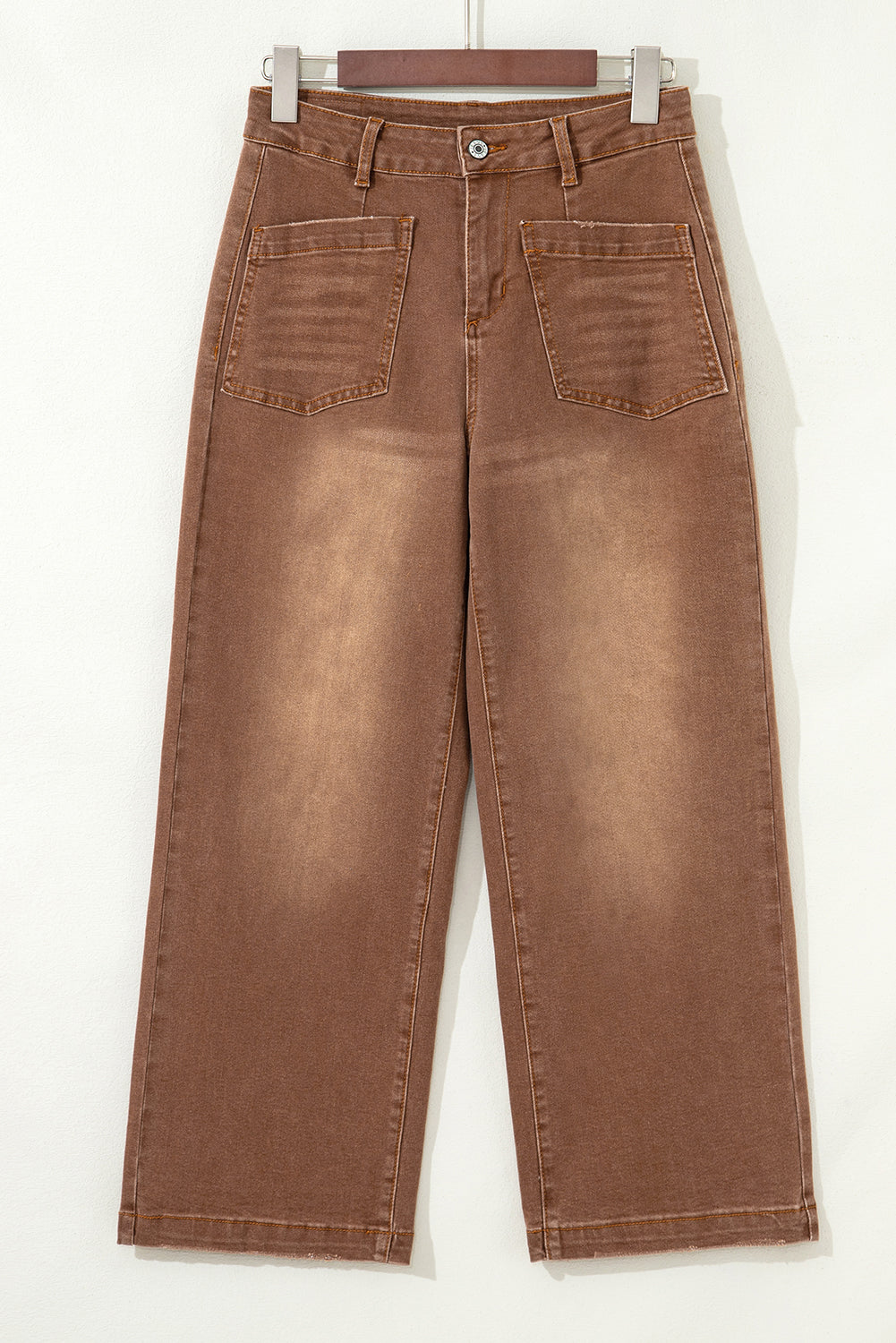Denim Patch Pocket Shift Jeans