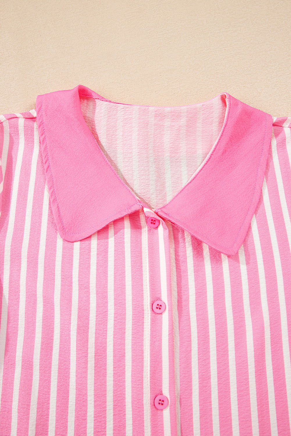 Stripe Bow Top and Pants Pajama Set