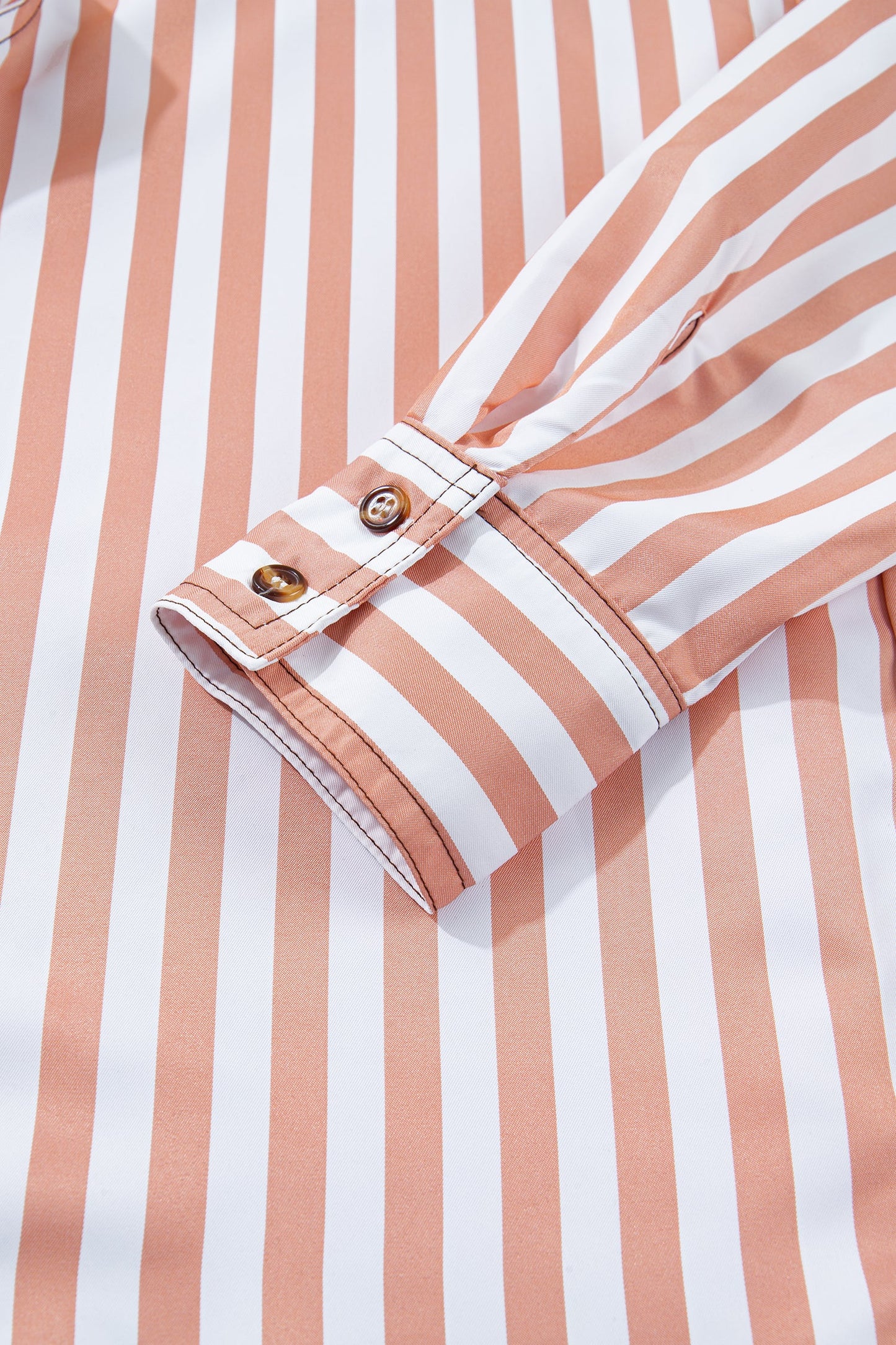 Western Stripe Button Down Long Sleeve Shirt