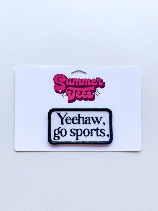 Yeehaw, Go Sports Patch