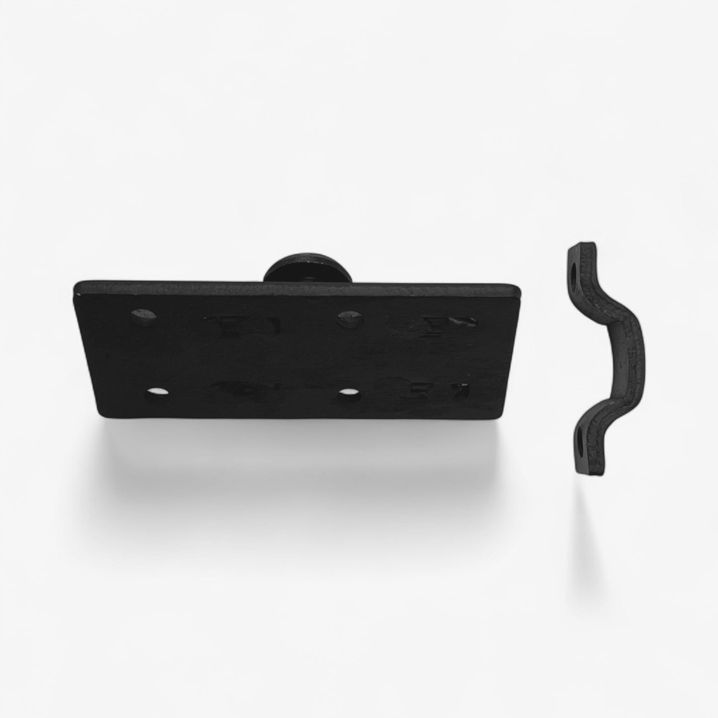 Rustic Cast Iron Slide Bolt Latch, Vintage Door Hardware Lock
