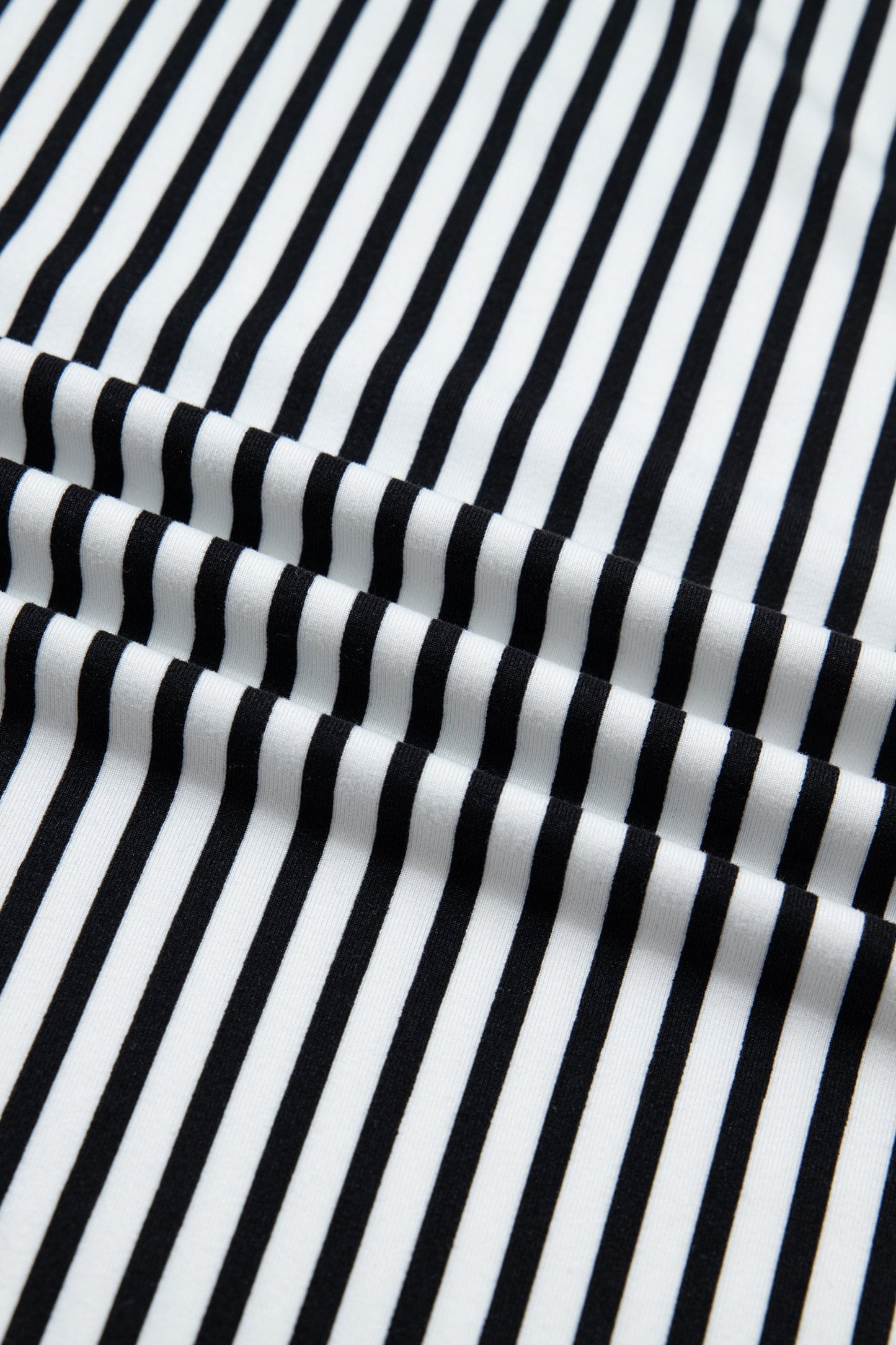 Plus Size Stripe Tie Waist Straight Pants