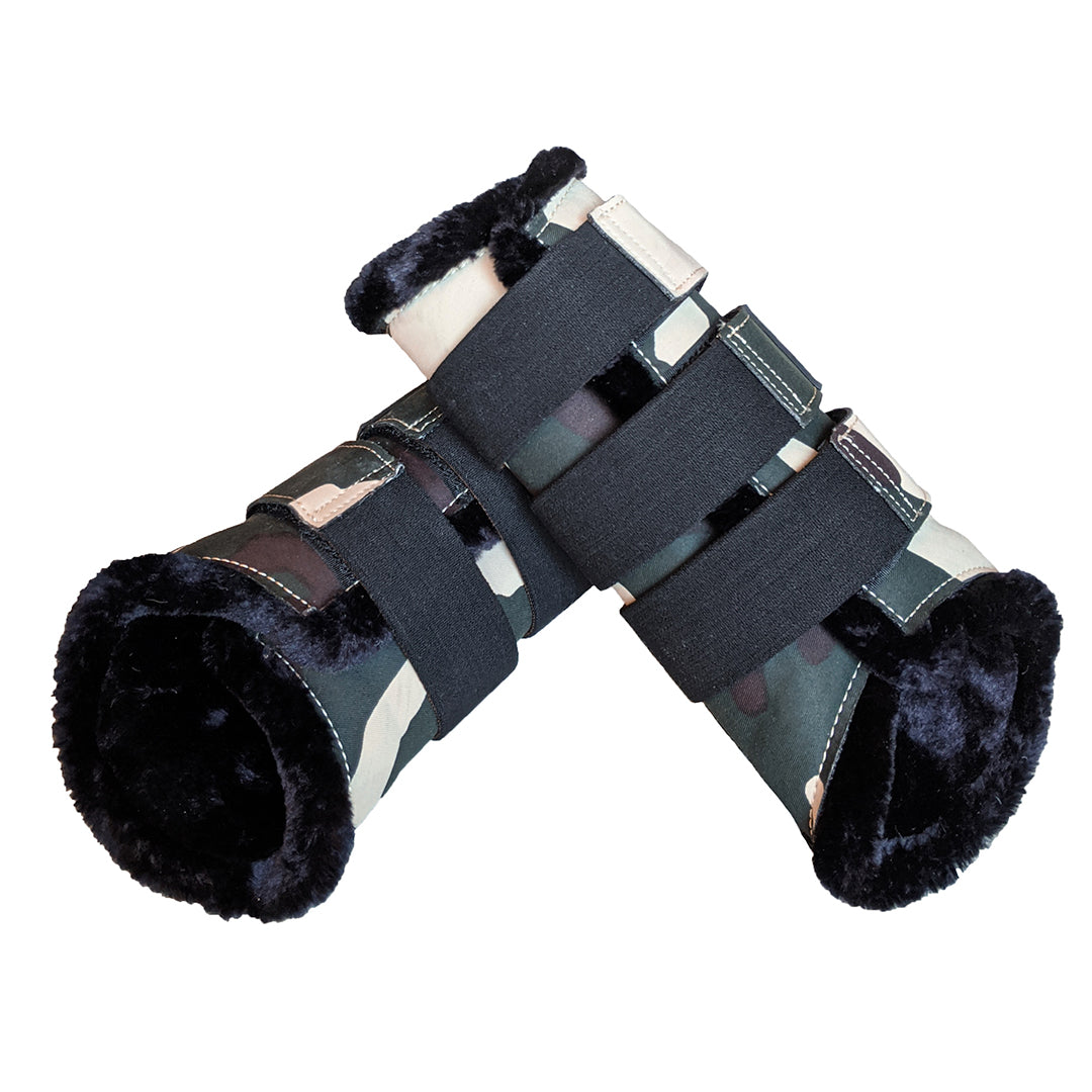 Camouflage Brushing Boots