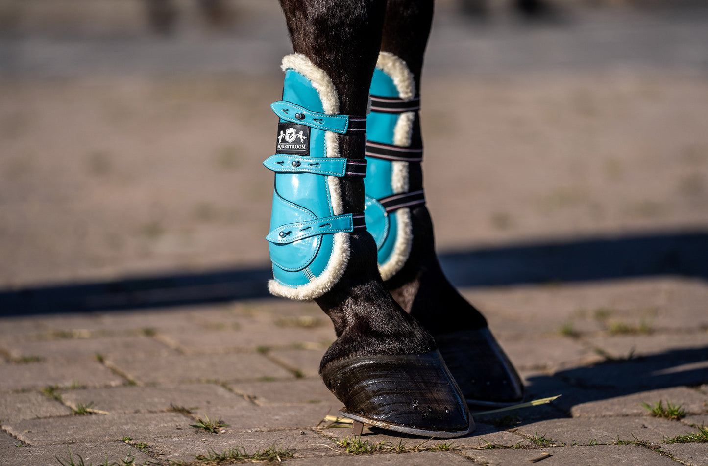 Alice Blue Open Front Boots
