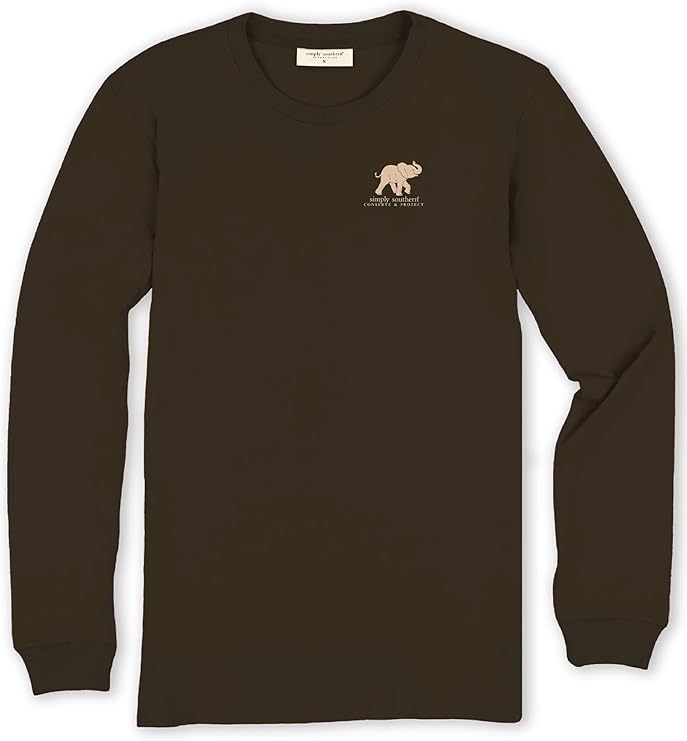 Elephant - Pumpkin Pattern - Conserve and Protect  - SS - F24 - YOUTH Long Sleeve