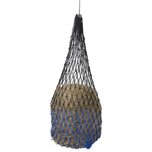Tough 1 Slow Feed Two-Tone Hay Net Royal Blue/Black