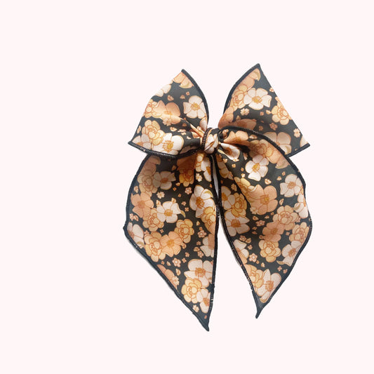 Thread Mama Dark Night Floral Elle Bow