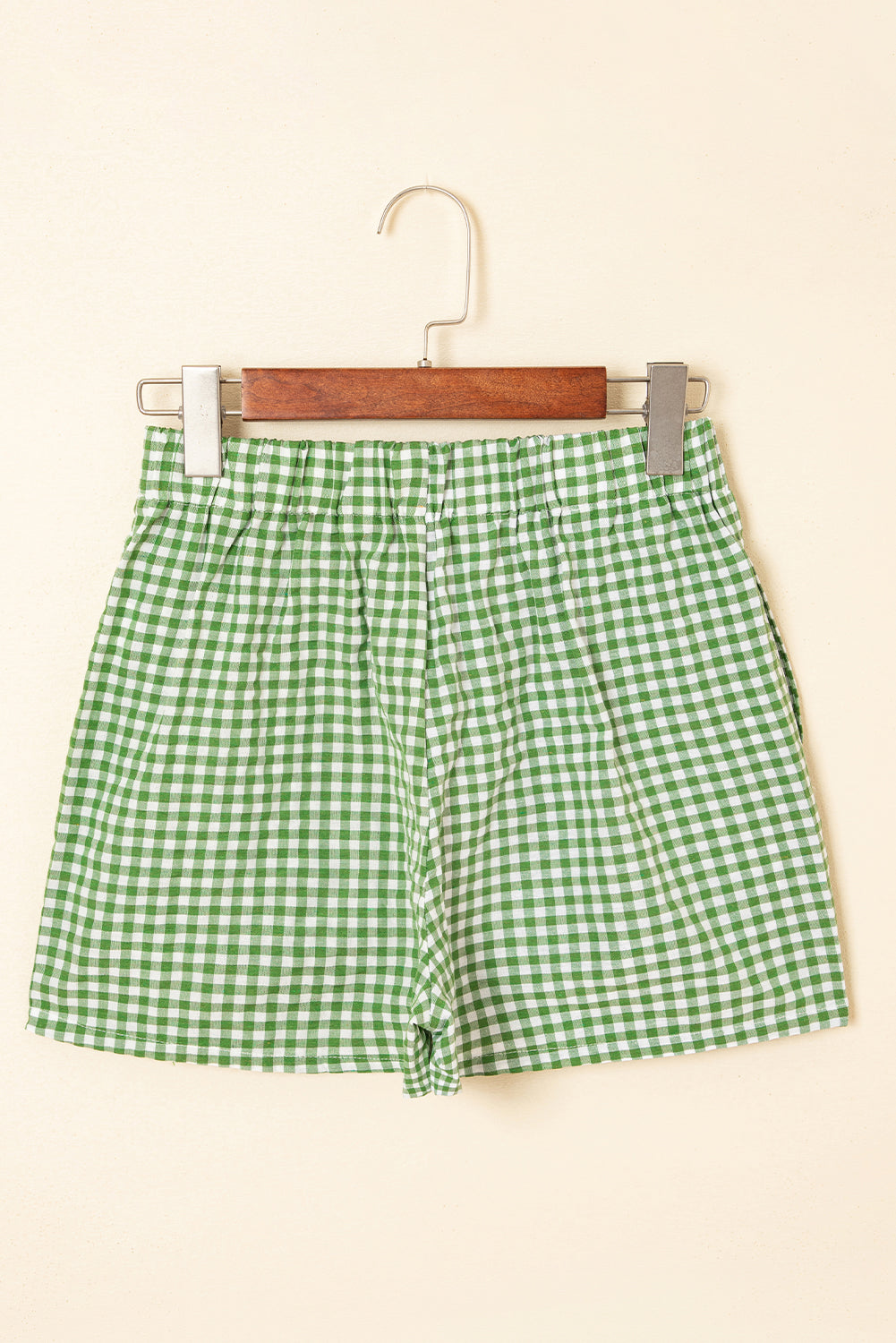 Gingham High Waist Shorts