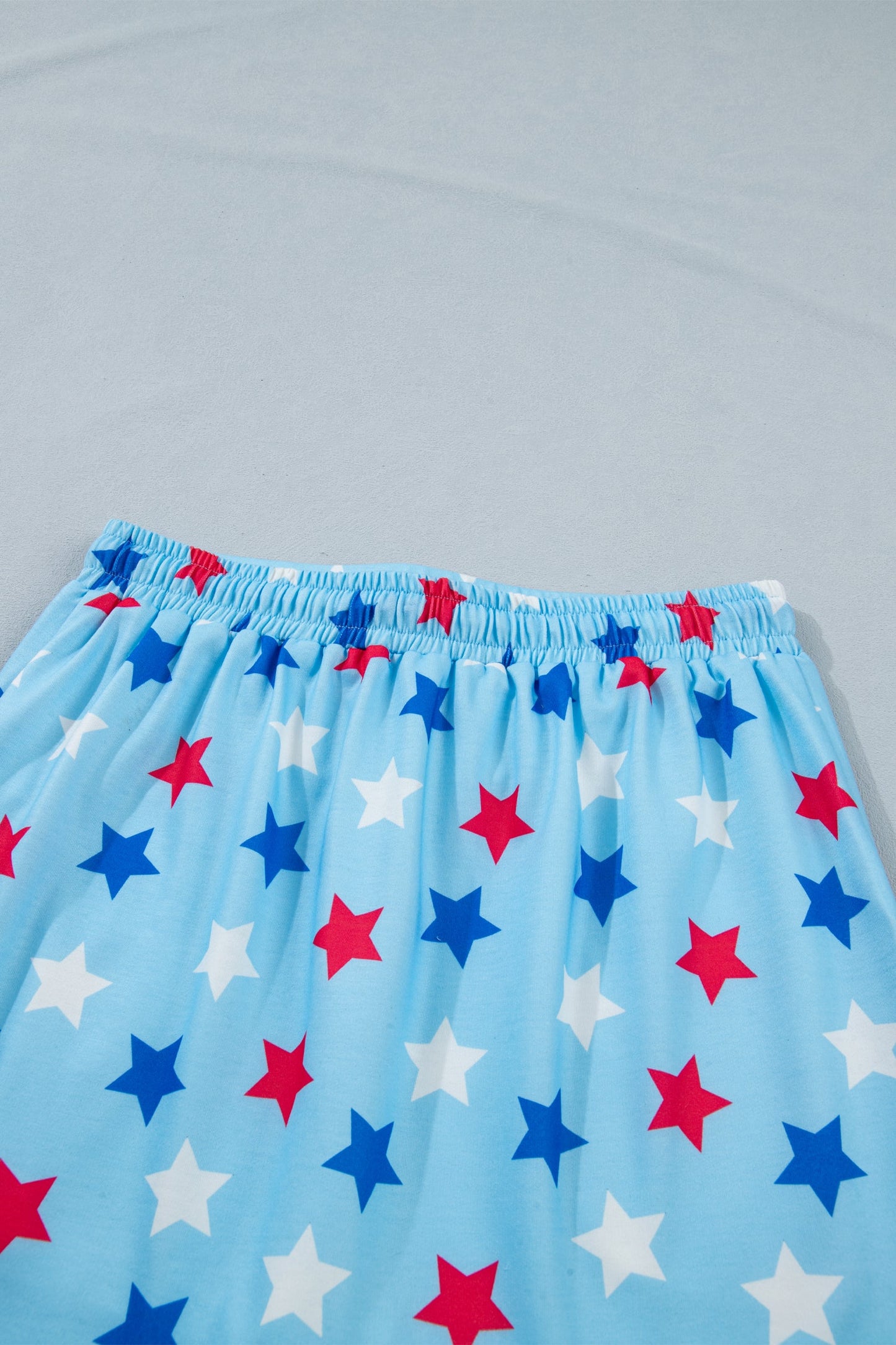 Americana Star Beaded Drawstring Mini Skort
