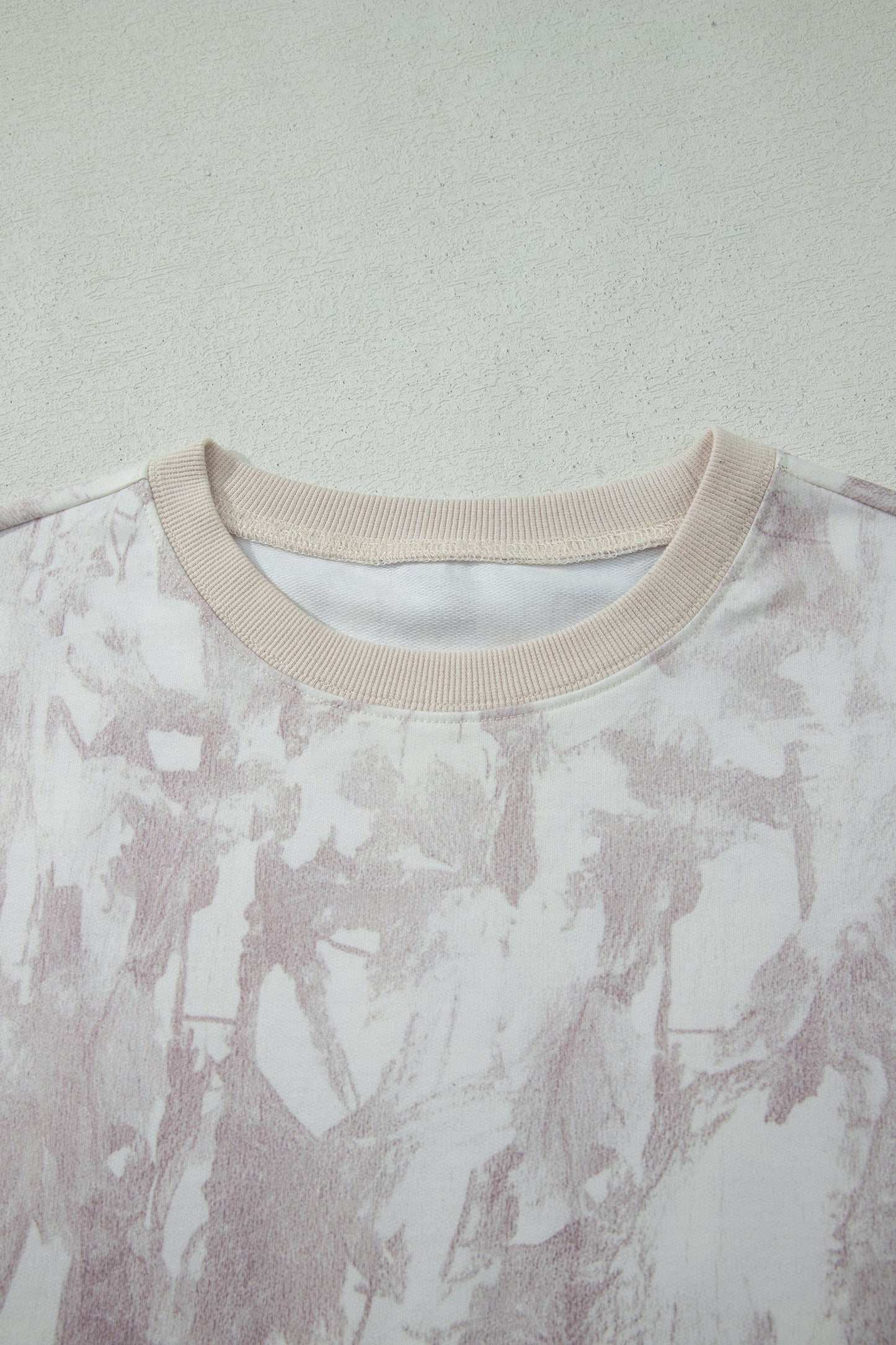Woodland Camo Raw Edge Cropped Top & Skirt Set