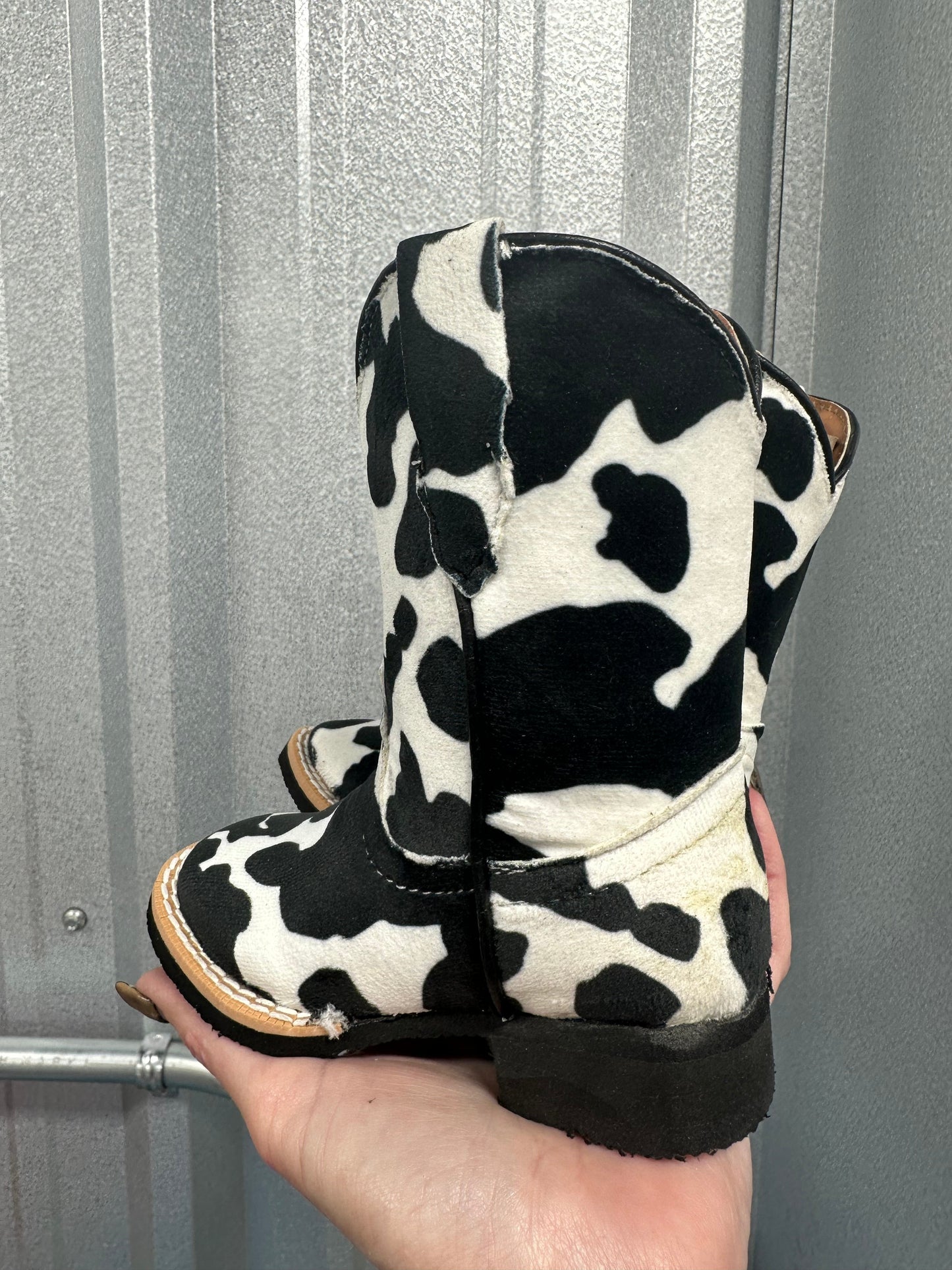 AS-IS Black Cow Tanner Mark Boots (READ DESCRIPTION)