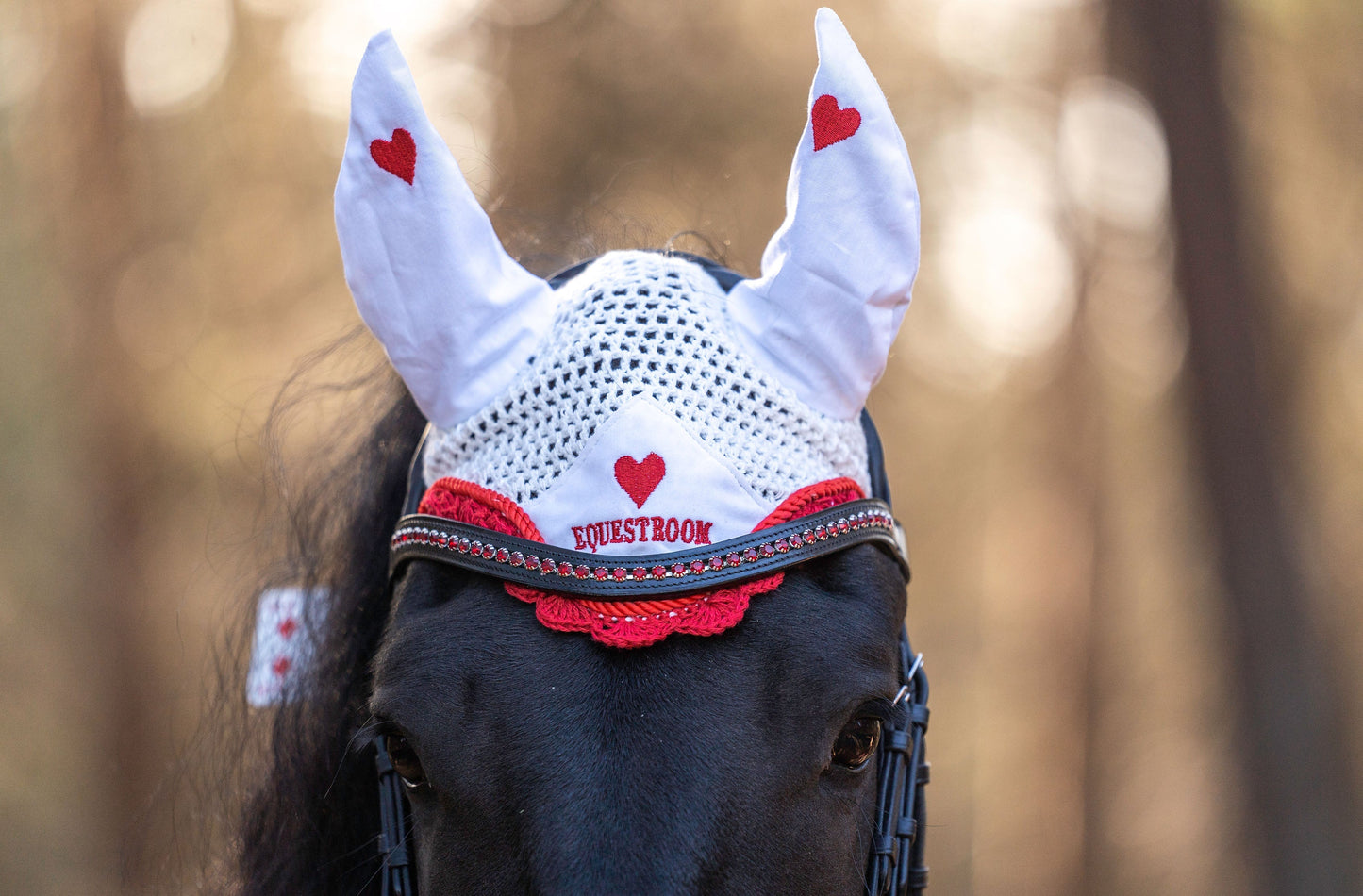 Queen of Hearts Velvet Saddle Pad Set (Limited Edition)