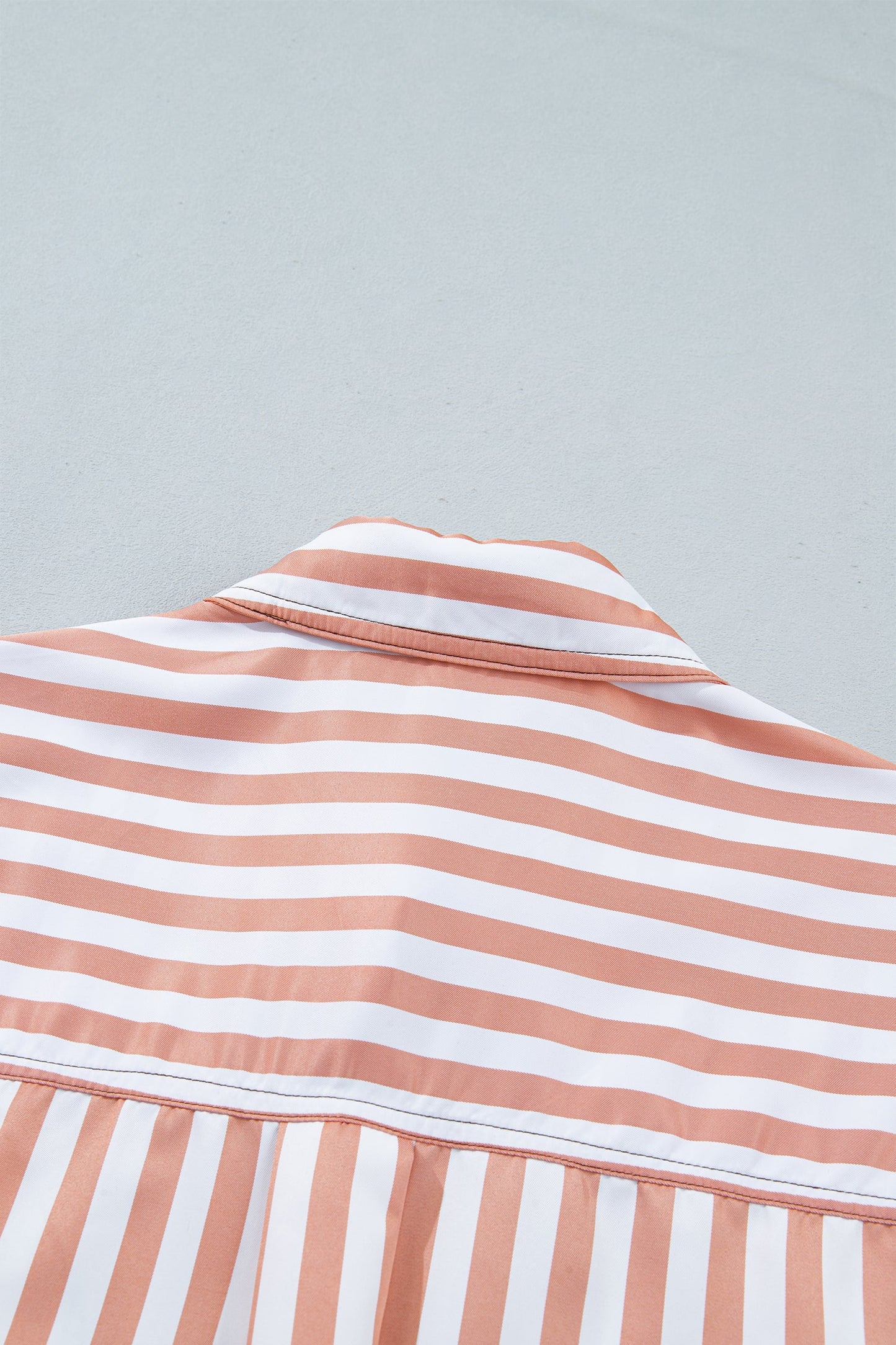 Western Stripe Button Down Long Sleeve Shirt
