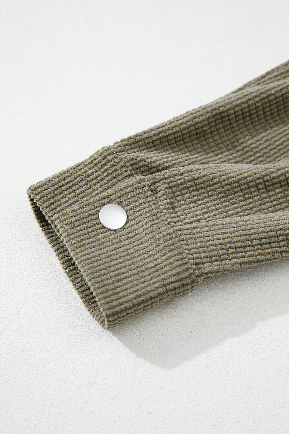 Textured Knit Pocketed Drawstring Hooded Jacket