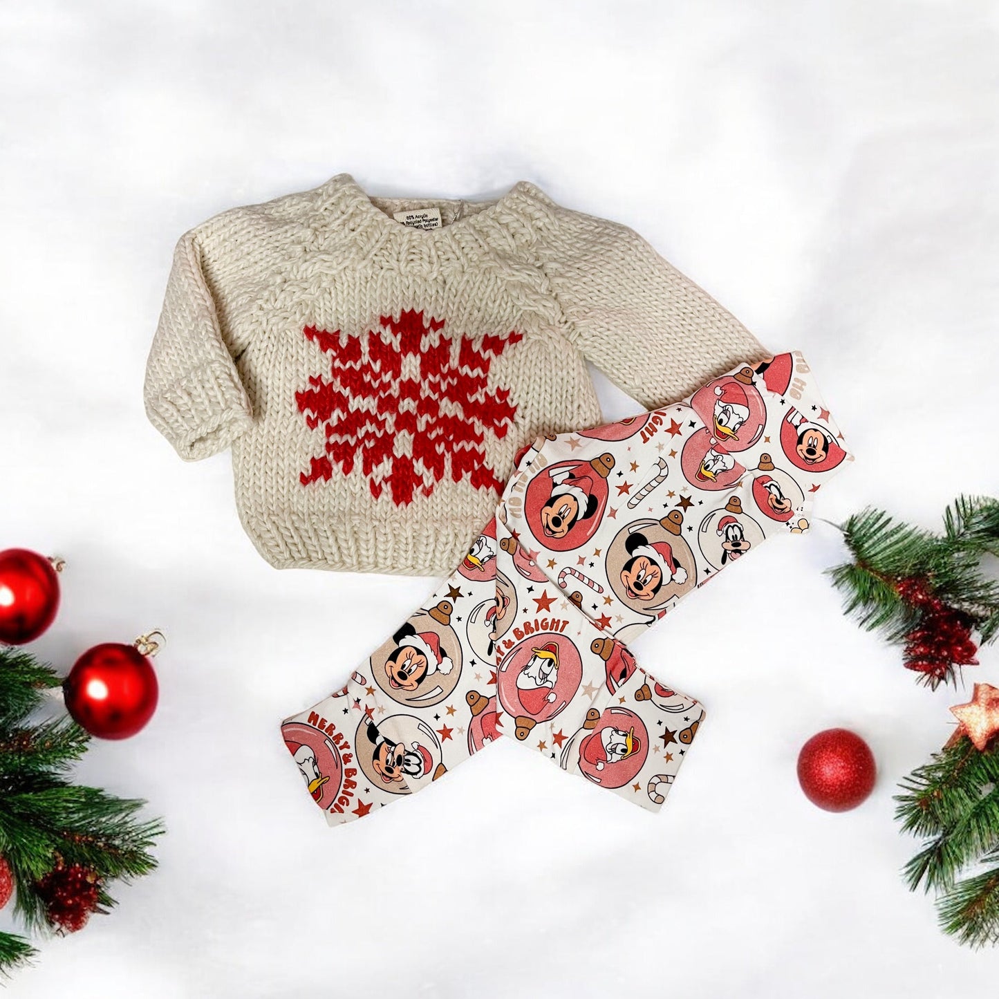 Mouse ornament leggings