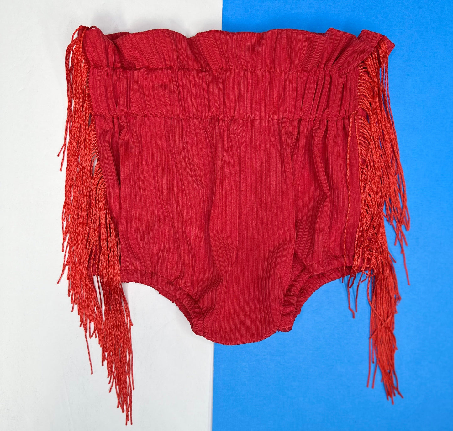 12/18 Months Red Fringe Bloomies (FINAL SALE)