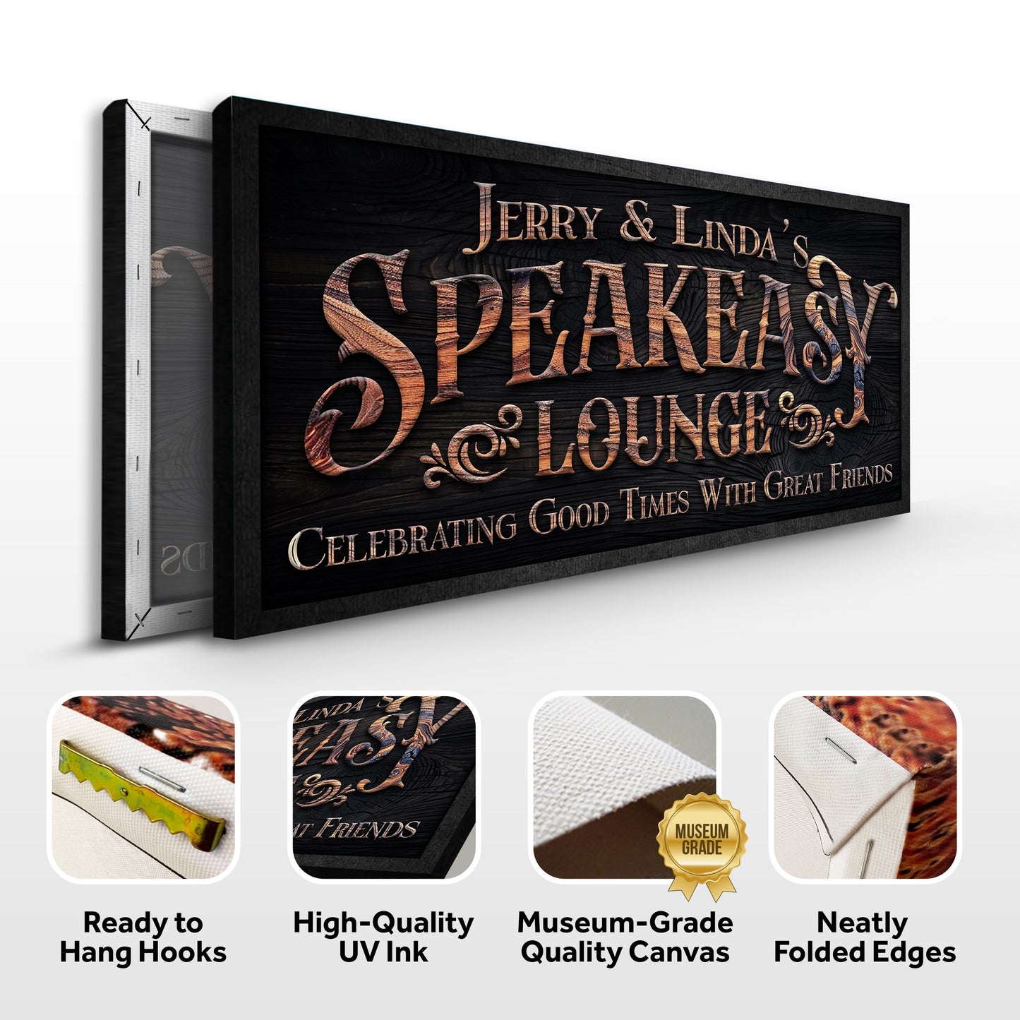 Speakeasy Lounge Wall Sign