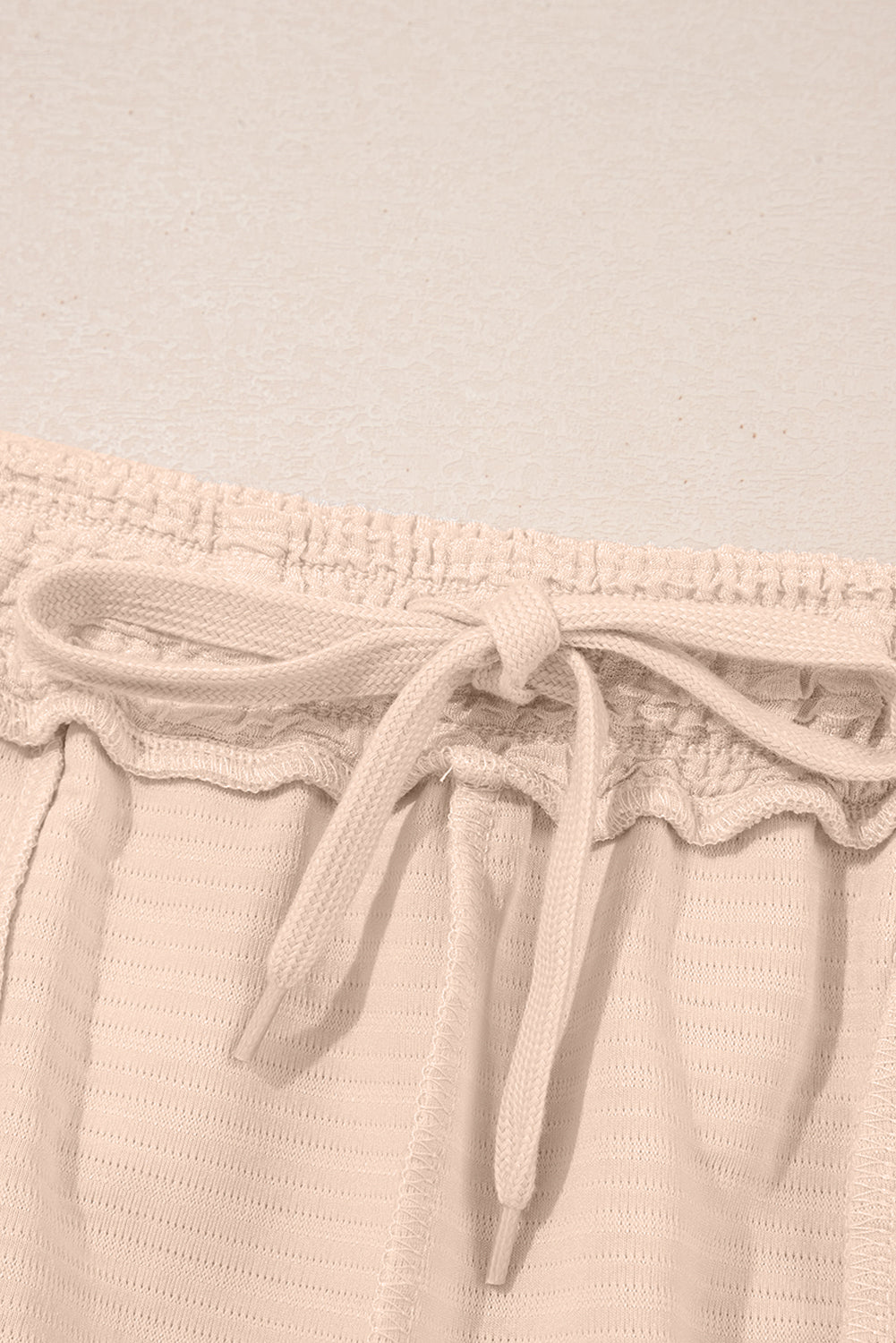 Textured T-Shirt and Shorts Set