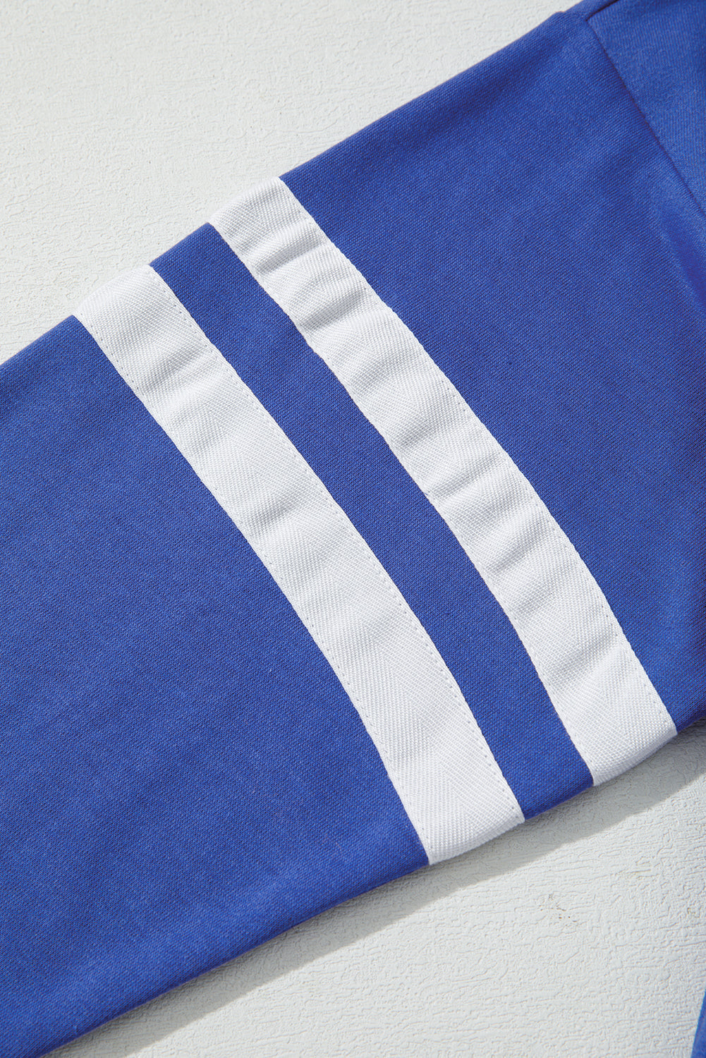 Varsity Stripe Drop Shoulder Sweatshirt