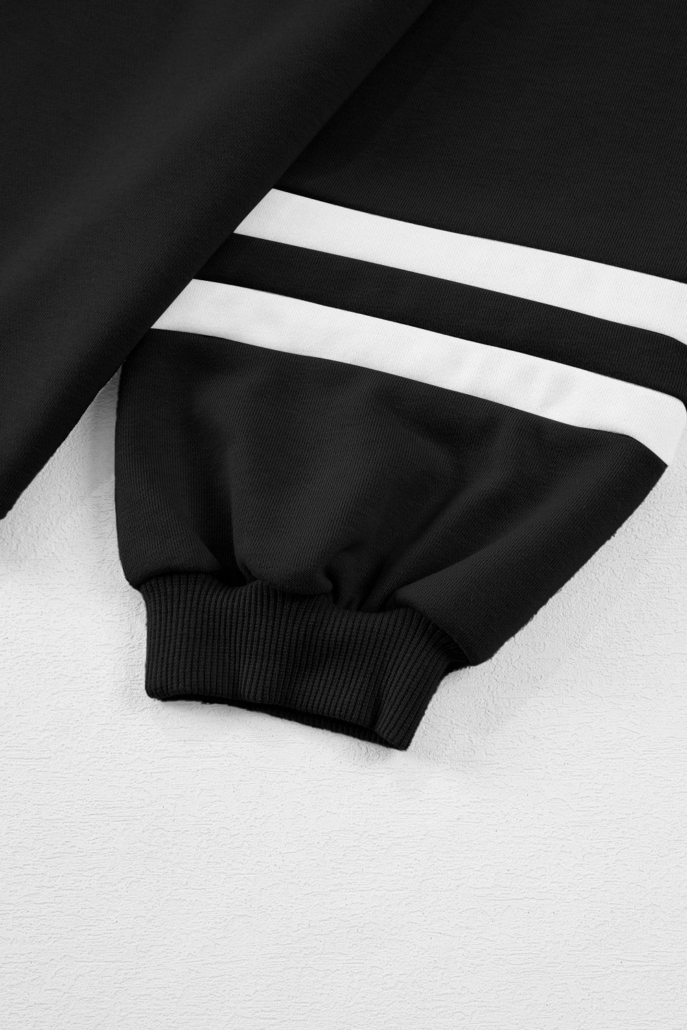 Varsity Stripe Patchwork Pullover and Pant Set