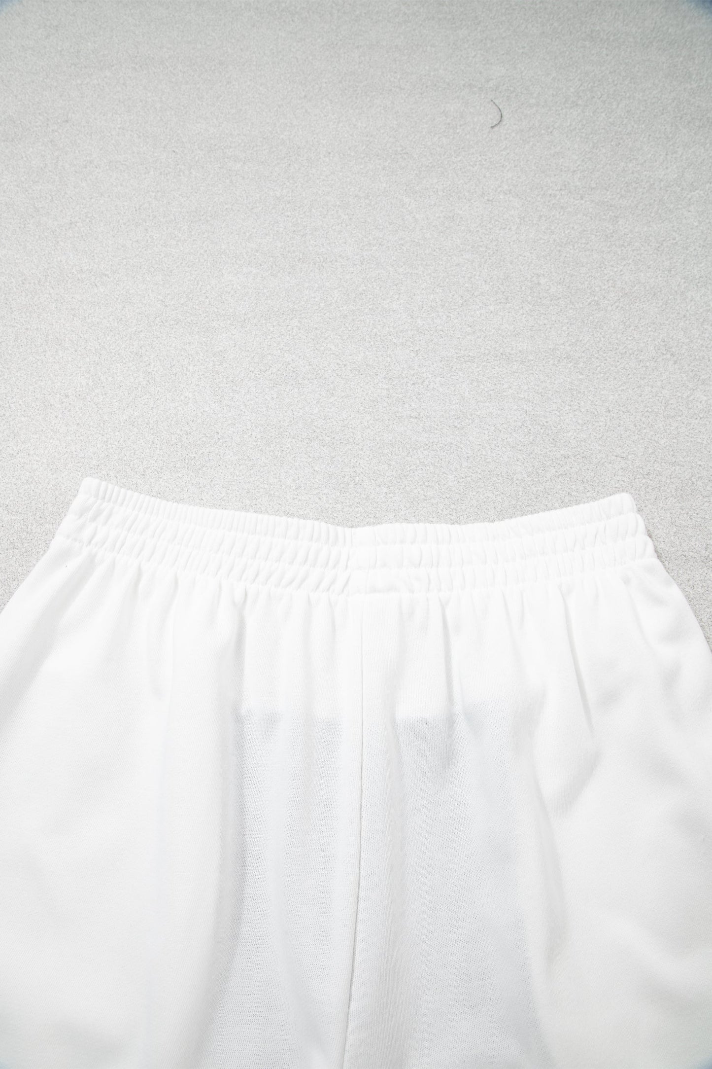 Stripe Colorblock Reverse Seam Top and Shorts Set