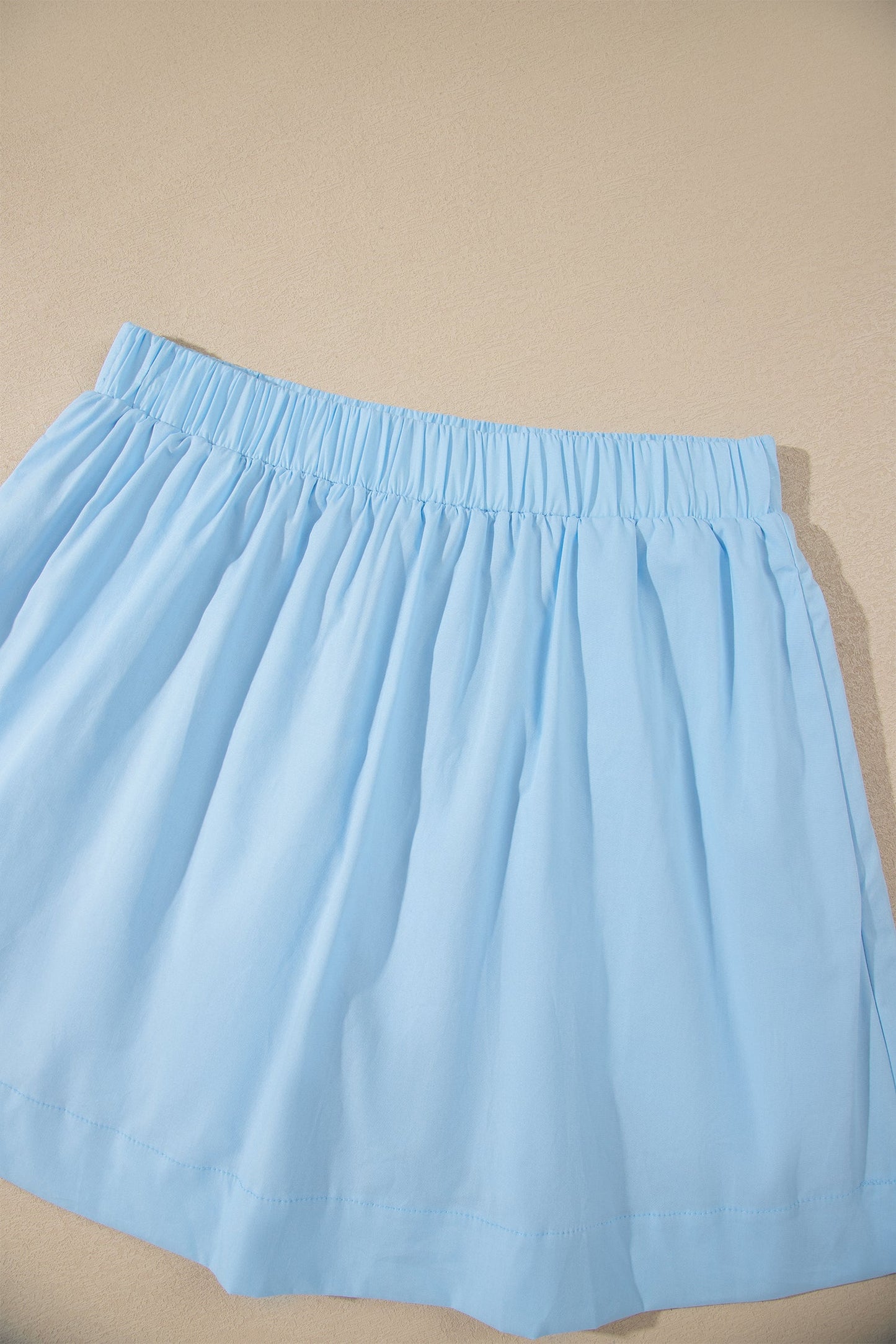 Stripe Tank Top & Contrast Ruffle Skort Set