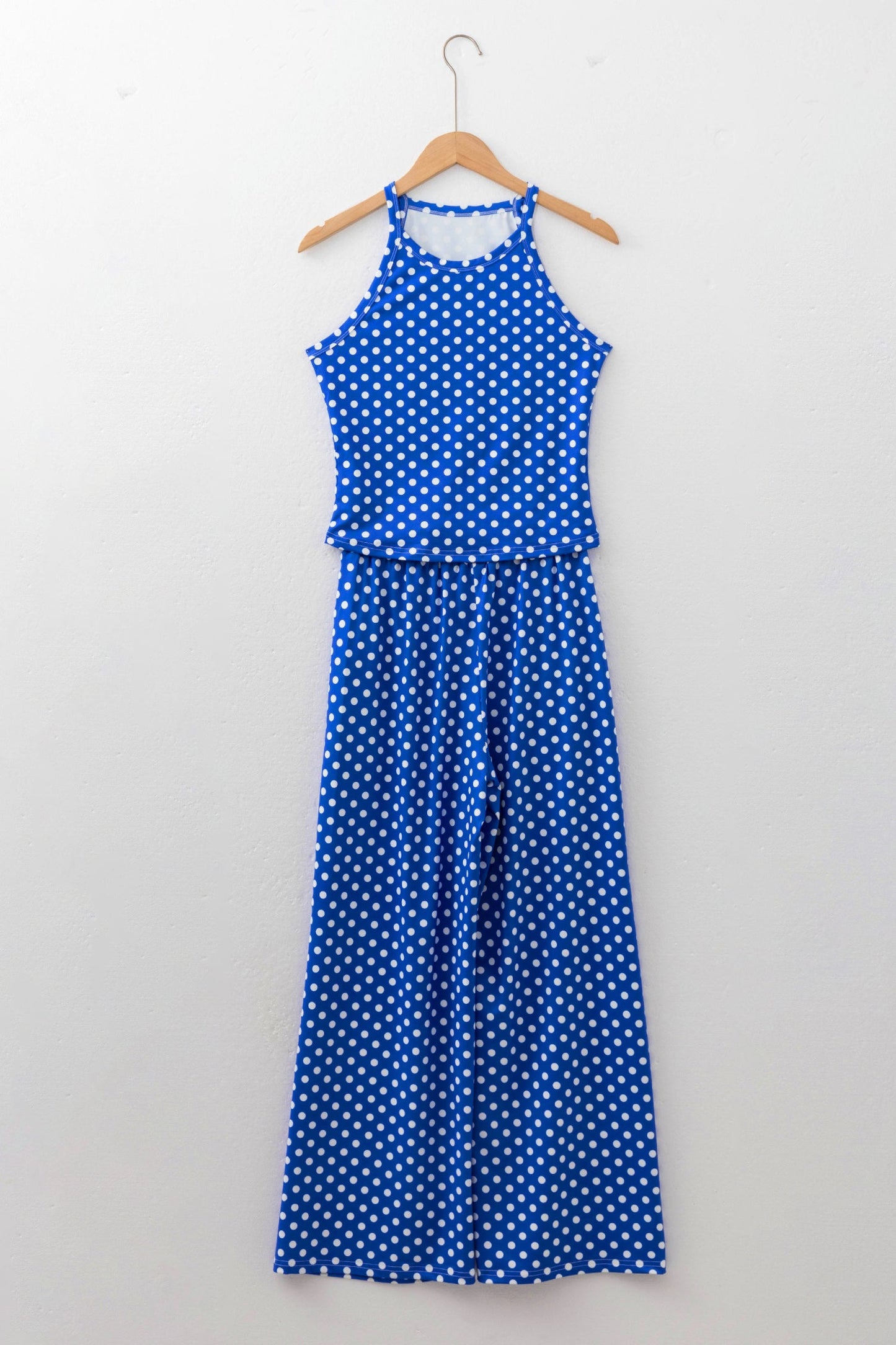 Polka Dot Tank & Loose Pants Set