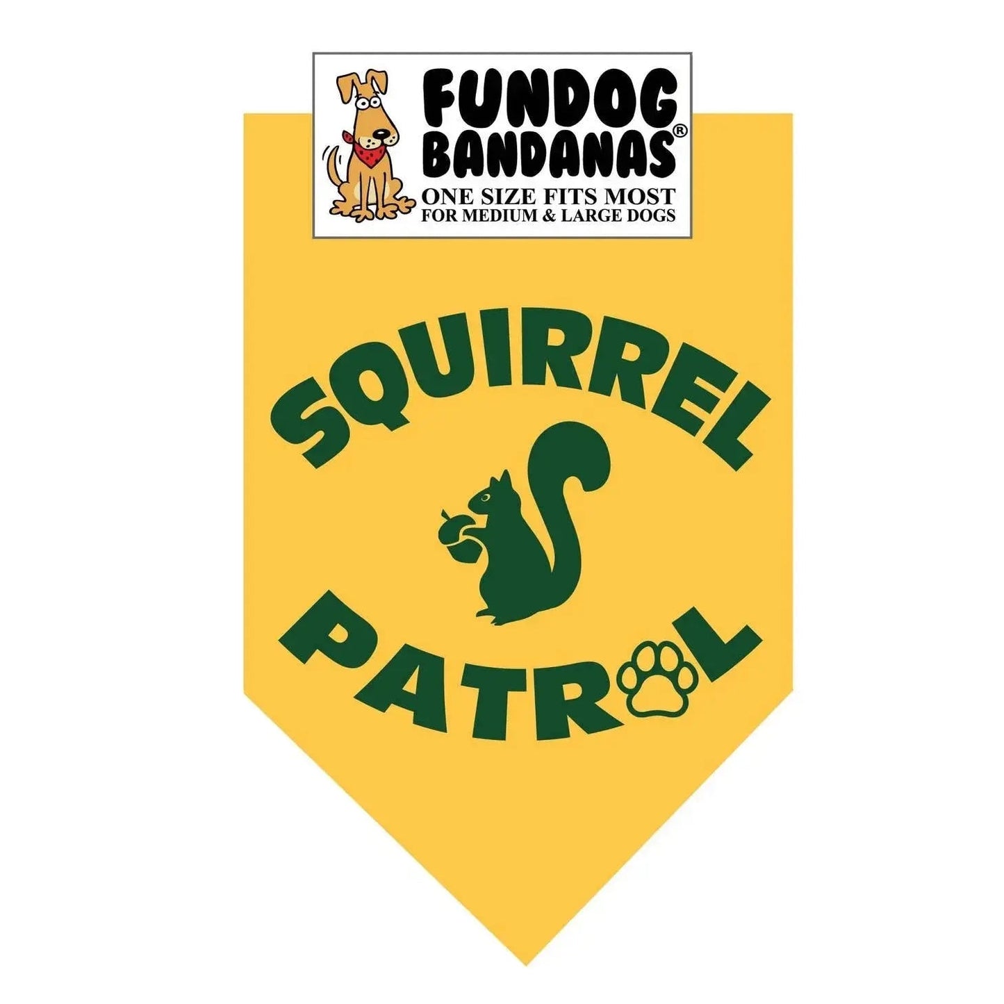 Squirrel Patrol Bandana-Made in USA