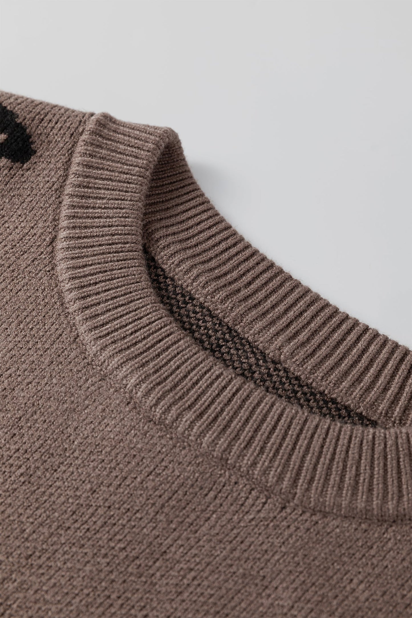 Leopard Asymmetric Drop Shoulder Sweater