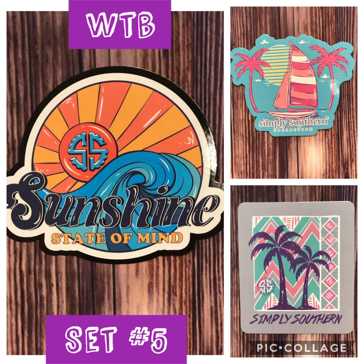 Decals 3 Pack - SS- Simply Southern
