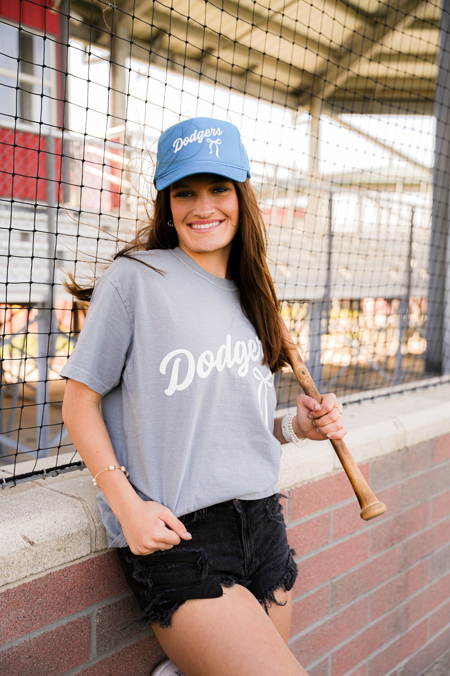SCRIPT & BOW TRUCKER HAT