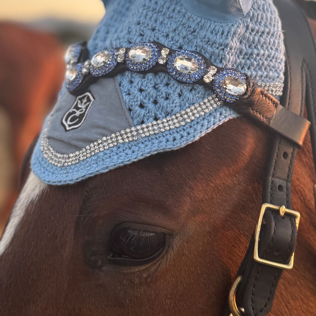Majorelle Blue Ultra Bling Browband