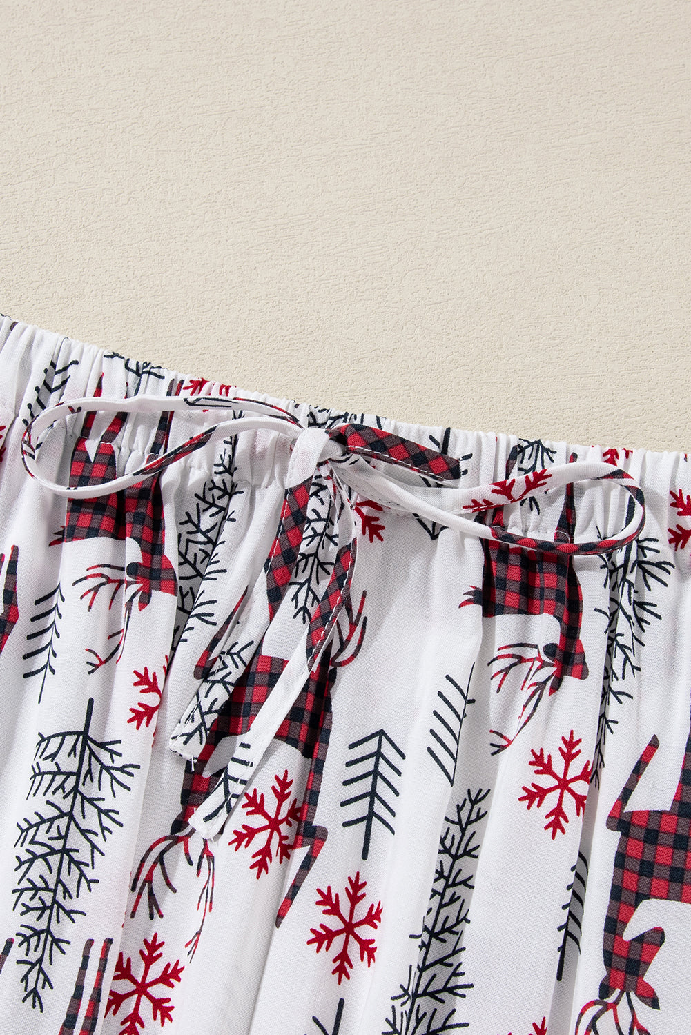 Christmas Deer Shirt and Shorts Lounge Set