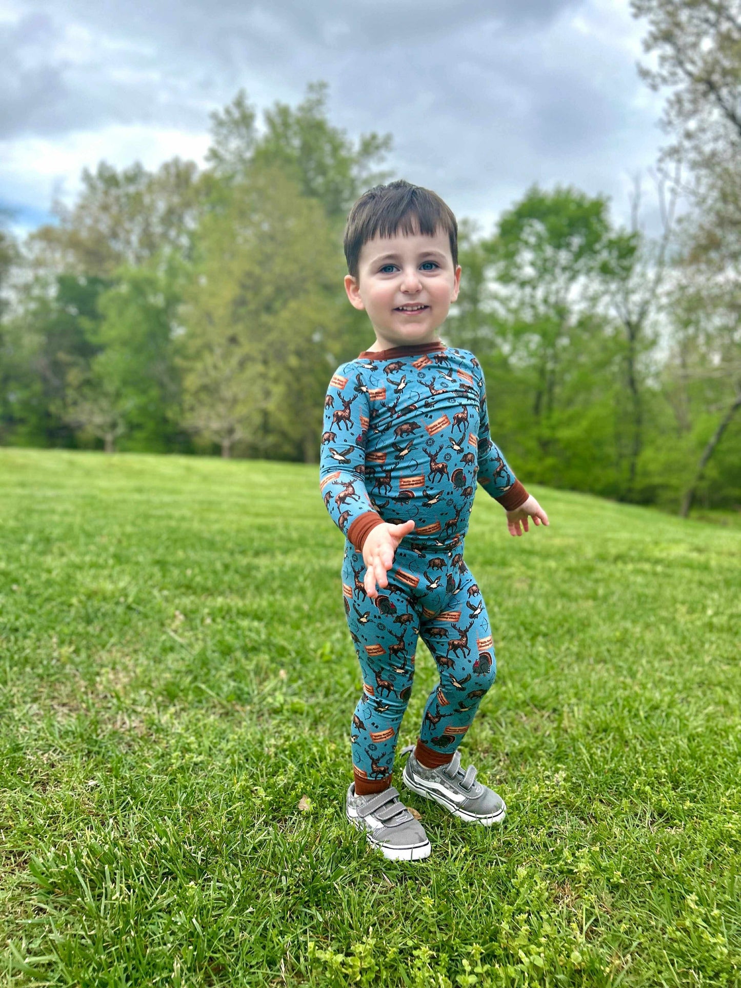 BLUE Bella-Breez Hunting Club Bamboo Set (FINAL SALE)