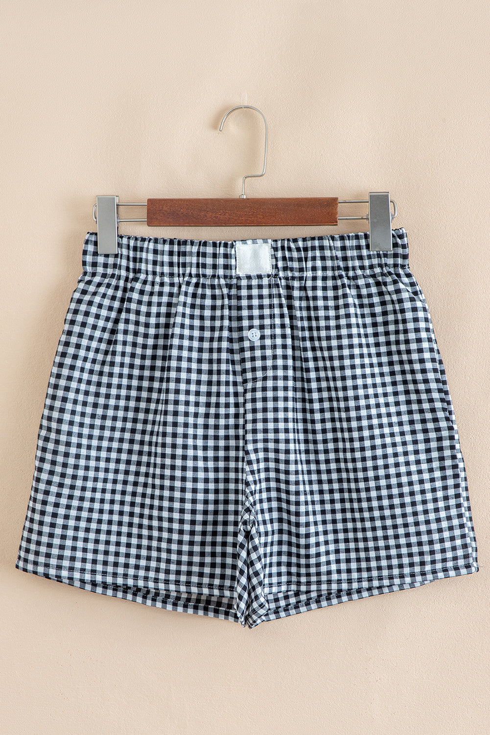 Gingham High Waist Shorts